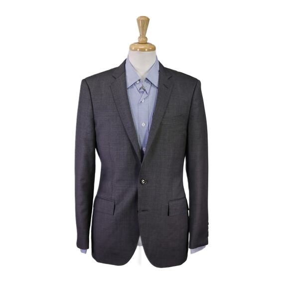 J Crew Mens Ludlow Solid Gray 2-Btn Wool Blazer Jacket 38R - Picture 1 of 9